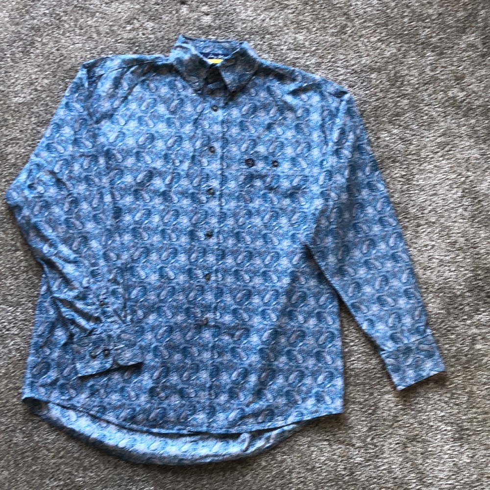 George Strait men’s western button down shirt.